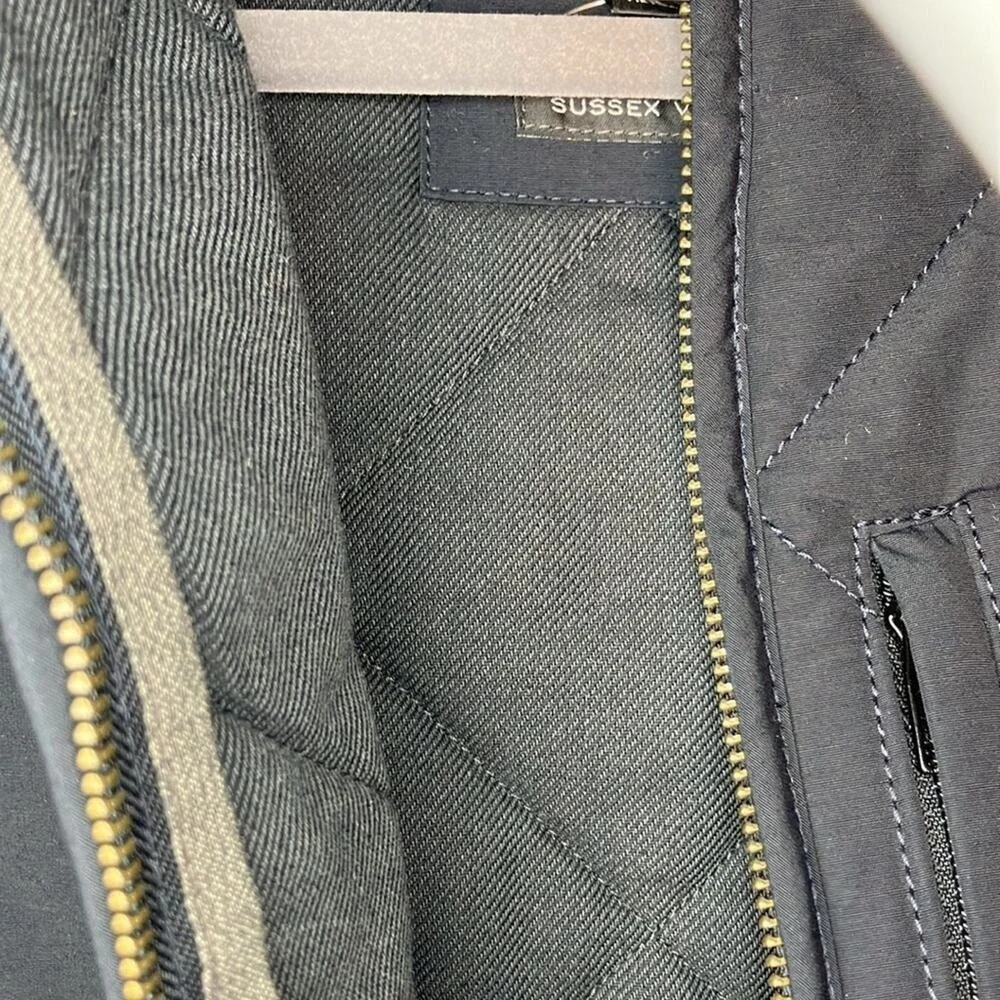 NWOT J Crew Men's Sussex Quilted Vest, Color‎ Black